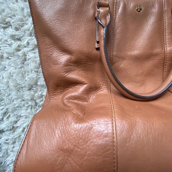 Tory Burch Brown Leather Tote - Picture 3 of 8
